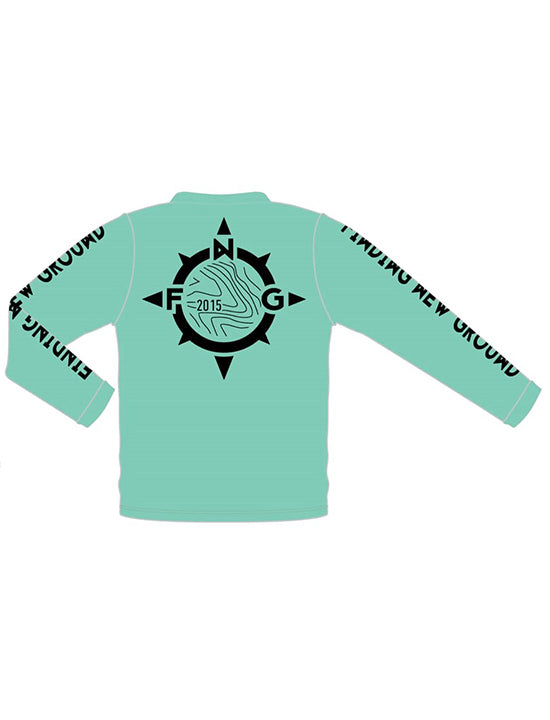 COMPASS LOGO JERESEY SEAFOAM