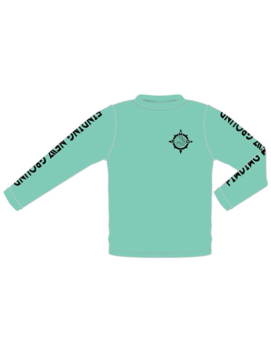 COMPASS LOGO JERESEY SEAFOAM